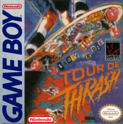 Skate or Die 2 Tour de Thrash box art for GameBoy